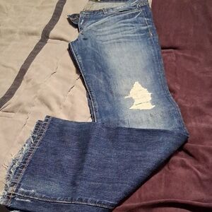 Abercrombie & Fitch Men's Blue Bootcut Jeans